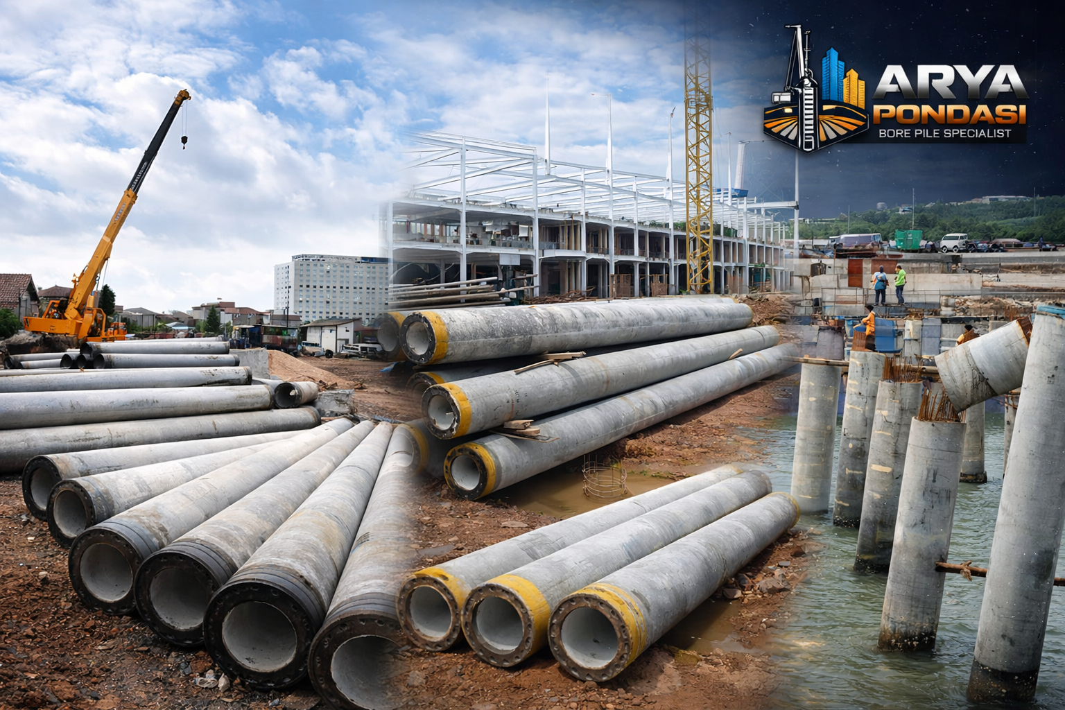 Tiang Pancang Beton Precast: Solusi Pondasi Cepat & Kuat untuk Proyek, Arya Citra Pondasi