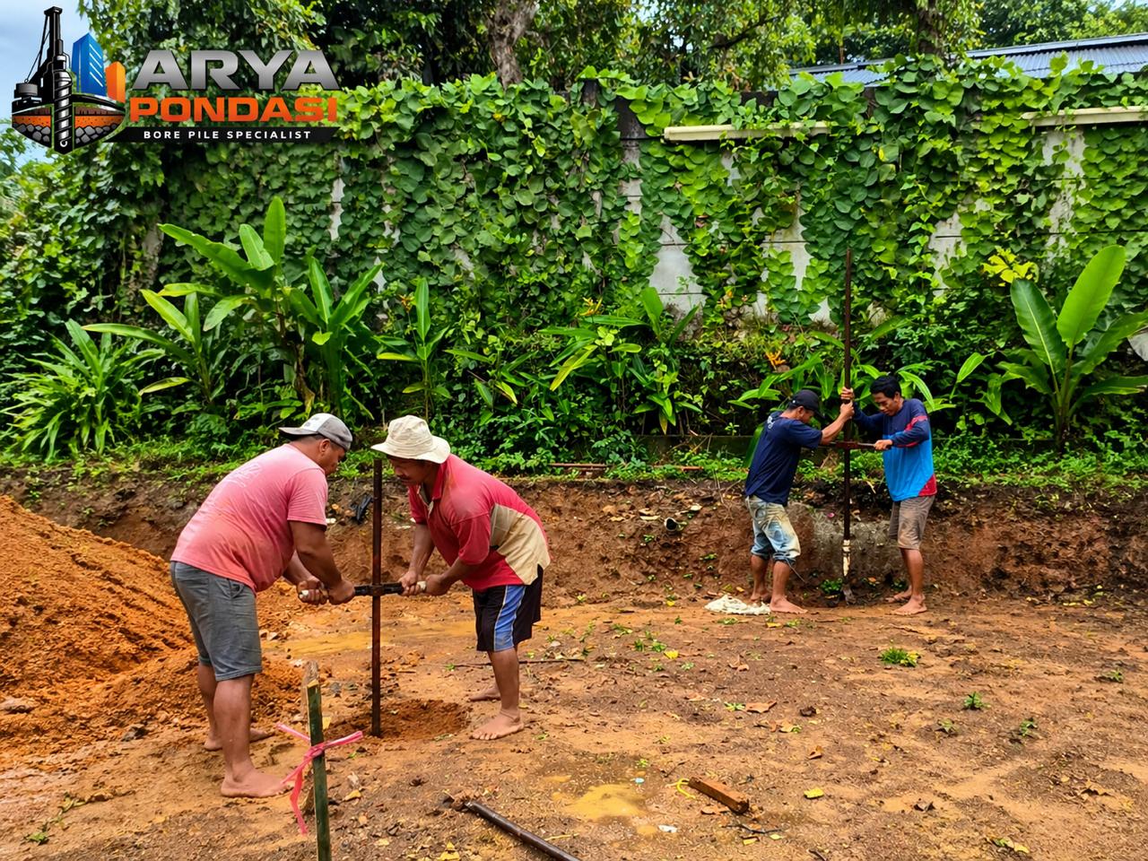 Jasa Straus Pile Manual untuk Rumah Tinggal di Semarang, Arya Citra Pondasi